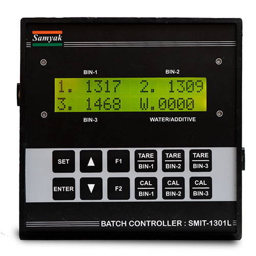 Reverse Mixture Plant controller SMIT 1301L (Three BIN Weight Indicator)